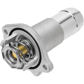 12622316 Engine Coolant Thermostat and Housing Assembly Compatible With 2004-2012 CHEVROLET COLORADO,2004-2012 GMC CANYON,2006-2010 HUMMER H3 H3T,2006-2008 ISUZU i-280 i-290 i-350 i-370,15-11073