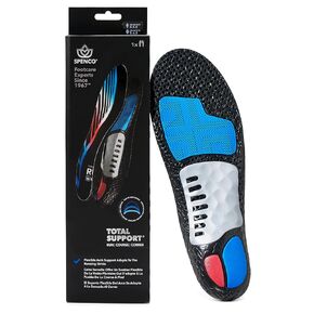 Spenco Total Support Run Shoe Insole Men's 10-11.5/ Women's 11-12.5
