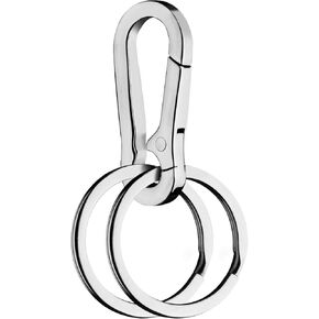 Solid Stainless Steel Key Chains Women Cute Key Carabiner Key Rings Holder Keeper Keychain Clip,Multi-Function Key Chain