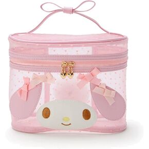 Cosplay Anime Cute Transparent Transparent Makeup Storage Box Pink Mesh Cosmetic Bag Beauty Box Storage Box Cosmetic Bag (Pink)
