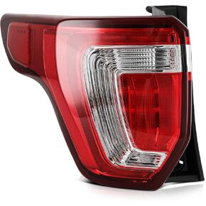 ECCPP Tail Light Assembly For Ford Explorer 2016-2019 Driver Side (Black Housing Red Lens)