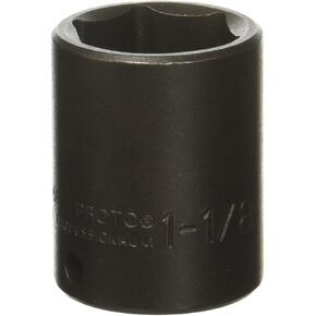 Stanley Proto J7436H 6 Point 1/2" Drive Impact Socket, 1-1/8"
