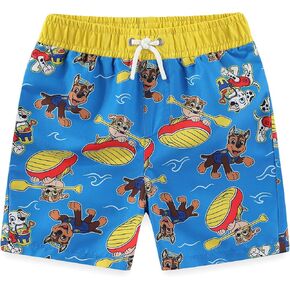 Paw Patrol Nickelodeon Boys UPF 50+ Swim Trunks Bathing Suit for Toddler and Big Kids