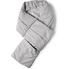 Britt's Knits Puffer Scarf for Women Warm and Comfortable Winter Scarf Stylish Women's Scarf for Cold Weather - Gray