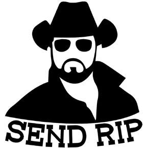 Send Rip Decal Vinyl Sticker Auto Car Truck Wall Laptop | Black | 5.5" x 5.5"