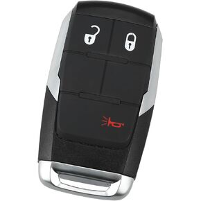 Keyless Entry Remote for Ram 2500 3500 4500 5500 2019-2021 433Mhz GQ4-76T 3 Button Reusable | Control Replacement Car Key Fob 1 Pcs