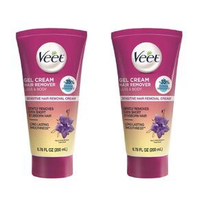 Hair Removal Cream ? VEET Legs & Body 3 in 1 Gel Cream Hair Remover, Sensitive Formula with Aloe Vera and Vitamin E, 6.78 fl ozTube (Pack of 3)