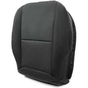 HECASA Left Seat Cover Compatible with 2008-2014 Mercedes Benz C250 C300 C350 Bottom Leather Cover Driver Side Black
