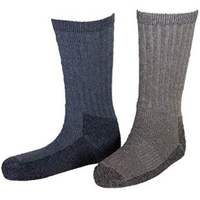 Woolrich Unisex Ultimate Wool Crew - 2 Pack Crew Socks Khaki/Green L