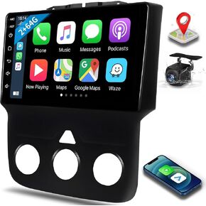 Android 13 [4GB+32GB] Car Radio for for Dodge RAM 1500 2500 3500 2013 2014 2015 2016 2017 2018 with Wireless CarPlay Andriod Auto 9 Inch HD Touchscreen Head Unit 5GWIFI FM RDS