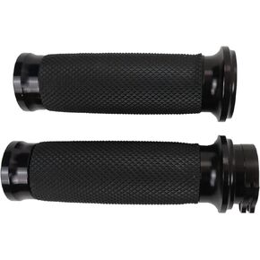 1 Inch Black Handle Bar Hand Grips Compatible for Sportster 883/1200 / 48 1996-2021