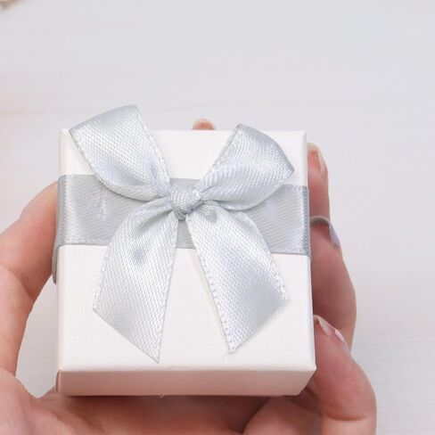 Nwvuop 12Pcs Ring Gift Boxes Bulk, 5× 5× 3.5cm Small Jewelry Gift Box Cardboard Earring Gift Boxes for Birthday Valentine’s Day Mother’s Day, White in Saudi Arabia