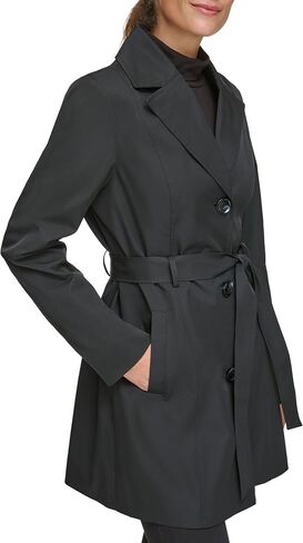Kenneth Cole Women's Trench Coat with Waist Tie Belt and Notch Collar in Saudi Arabia