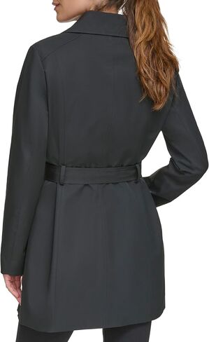 Kenneth Cole Women's Trench Coat with Waist Tie Belt and Notch Collar in Saudi Arabia