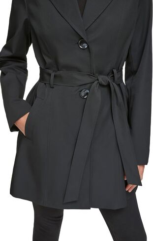 Kenneth Cole Women's Trench Coat with Waist Tie Belt and Notch Collar in Saudi Arabia