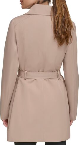 Kenneth Cole Women's Trench Coat with Waist Tie Belt and Notch Collar in Saudi Arabia