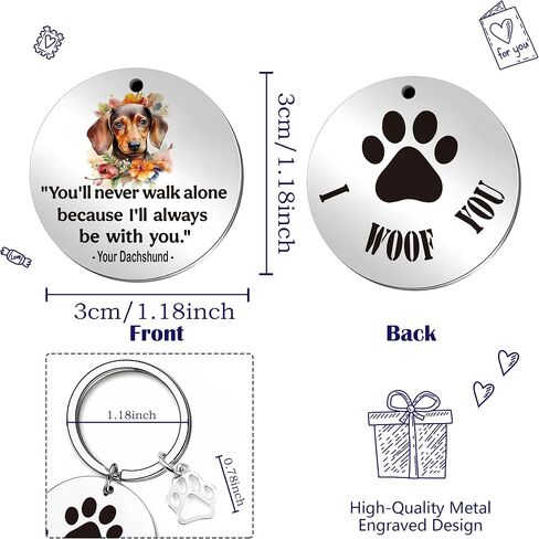 NATSUNO Dogs Gifts,dogs Keychain,dogs Gifts for Women Men Girls Kids,Dog Keychain in Kuwait