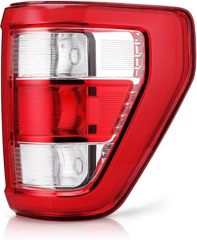 OKLPF Rear Brake Tail Lights Compatible With 2021 2022 2023 Ford F150 F-150 XL,Replacement ML3Z-13405-E,Replacement Red Taillights Assembly,Not Included Bulbs,Left Driver Side Tail Lamp in Kuwait