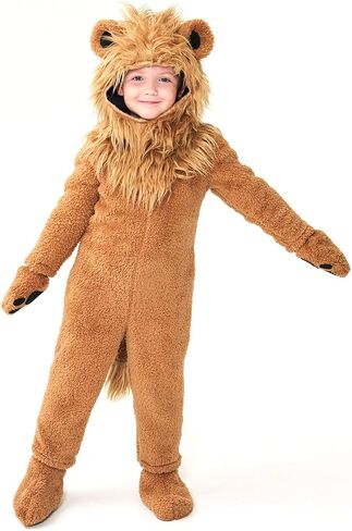 Kids Lion Costume Toddler Animal Jumpsuit Cosplay Halloween Dress up Outfit in Saudi Arabia