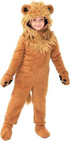Kids Lion Costume Toddler Animal Jumpsuit Cosplay Halloween Dress up Outfit in Saudi Arabia