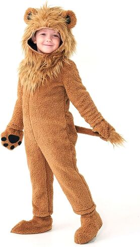 Kids Lion Costume Toddler Animal Jumpsuit Cosplay Halloween Dress up Outfit in Saudi Arabia