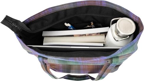 Briomhar Tartan Tote Bag for Women - Plaid Wool Zippered Tote Bag Made in Scotland in Kuwait