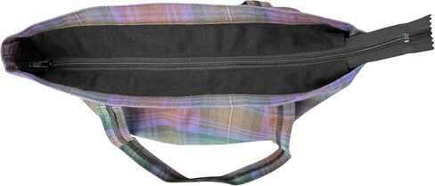 Briomhar Tartan Tote Bag for Women - Plaid Wool Zippered Tote Bag Made in Scotland in Kuwait