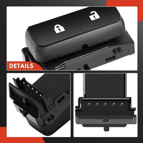 مفتاح قفل باب كهربائي للركاب الأمامي الأيمن A-Premium متوافق مع Chevy Silverado 1500 2500 HD 3500 HD، Traverse & GMC Sierra 1500 2500 HD 3500 HD 2007-2014، استبدال # 15804094 in Saudi Arabia