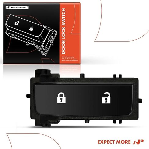 مفتاح قفل باب كهربائي للركاب الأمامي الأيمن A-Premium متوافق مع Chevy Silverado 1500 2500 HD 3500 HD، Traverse & GMC Sierra 1500 2500 HD 3500 HD 2007-2014، استبدال # 15804094 in Saudi Arabia