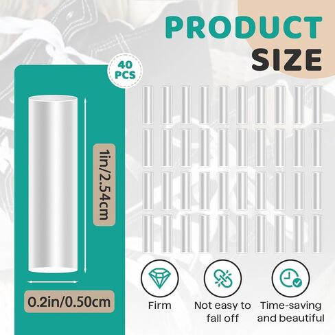 Sneaker Shoe Lace Shortening Repair Aglet Tips, 0.2 Inch Shoelaces Repair Plastic Shoe Lace Tips for Shoestring in Saudi Arabia