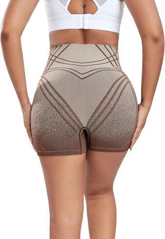 CFR Women Seamless Scrunch Workout Ombre Shorts High Waisted Booty Lifting Gym Yoga Shorts Ombre in Saudi Arabia