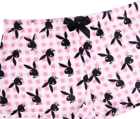 Playboy Women's Super Soft Cozy Sherpa & Yummy Lounge Pants Or Shorts in Multiple Prints Sizes XXS-XL in Saudi Arabia