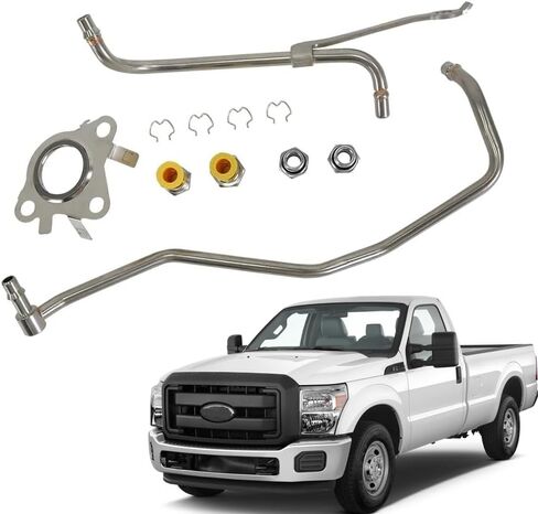 926-186 Passenger Side Turbo Coolant Line Kit Compatible with Ford F150 Transit 150/250/350/350 HD Expedition Compatible with Lincoln Navigator in Saudi Arabia