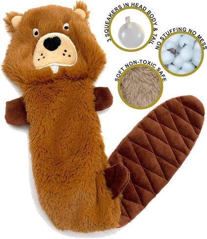 JALOUSIE 5 Pack Dog Bungee Stretch Toy Squeaky Dog Crinkle Chew Toy - Stuffingless Crinkle Paper Body No Mess - Sealed Stuffed Squeaky Head - Interactive Play Dog Crinkle Paper Sound Toy Value Bundle in Kuwait