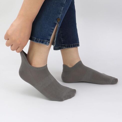 Women No Show Viscose Bamboo Socks Arch Support Thin Low Cut Bulk Breathable Soft Family Wholesale 50 Pairs in Saudi Arabia