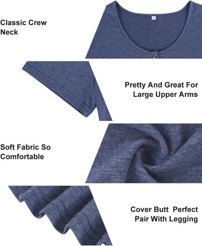 RITERA Plus Size Tops for Women Summer Short Sleeve Button Henley Shirts Oversized Tunic Blouse XL-6XL in Kuwait