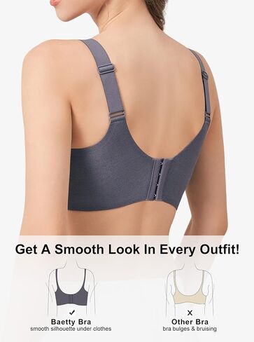 Baetty Jelly Strip Wireless Padded Seamless Bras for Women Full Coverage 5474 in Kuwait