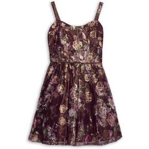 Speechless Girls' Sleeveless Embroidered Party Dress