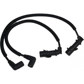 Ignition Coil Spark Plug Cap Wire Set Compatible with Polaris RZR HD XP Sportsman 800,700 F Ranger 700 Ranger Crew 700 Replaces OE# 4010909, 4012439, 4011059, 4011060 4011364, 4011365