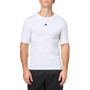 adidas Men's Techfit Compression Training T-Shirt, White