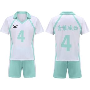 Kageyama Tobio Aoba Johsai Koushi Sugawara Oikawa Tooru Cosplay Costume Summer sportswear Kids Adult Unisex Jersey