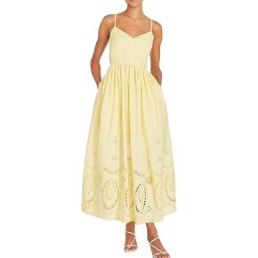Club Monaco Women's Embroidered Eyelet Maxi Dress