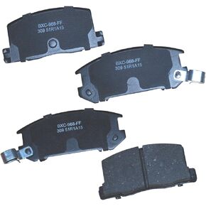 Bendix Premium SBC309 Ceramic Rear Brake Pads for Toyota MR2 1989-1985, MR2 1995-1991, MR2 Spyder 2005-2000