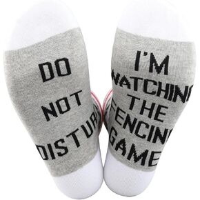 VAMSII 2 PAIRS Funny Fencer Gift Rapier Gift Holiday Gift For Fencers Lover Fencing Team Gift Fencing Fans Gift