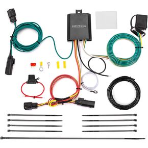 WeiSen 4-Pin Trailer Wiring Harness Kit, Vehicle-Side Towing Hitch Wiring Harness with Plug & Play Connector Compatible with Ford Escape Titanium/SEL/SE/S 2013, Fit Escape Titanium/SE/S 2014-2016