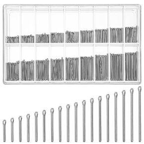 360 Pcs Watch Band Pins 6-23mm Watch Link Cotter Pin Assortment Stainless Steel Watch Bracelet Pin for Watchband Repair