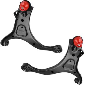 Front Lower Control Arms w/Ball Joint for 2007 2008 2009 2010 2011 2012 for Hyundai Santa Fe; 2011-2013 for Kia Sorento Lower Control Arms - 2pc Set