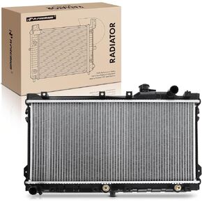 A-Premium Engine Coolant Radiator Assembly with Transmission Oil Cooler Compatible with Mazda Miata 1990-1997 L4 1.6L, Replace# B61P152000, B61P15200B, B64J15200A