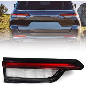 Huray Right Inner Tail Light Fit for Jeep Grand Cherokee L 2021-2024 OE Factory RH Taillight LED Rear Lamp Assembly Replacement for 68458942AD Passenger Side