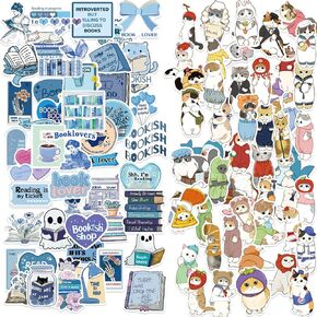 Book Stickers for Kindle and Case, Bookish & Pink Bookish Decals, Adult Spicy BookTok, Waterproof Bookish Vinyl Stickers for Laptop, Water Bottle, for Book Lovers (100PCS)